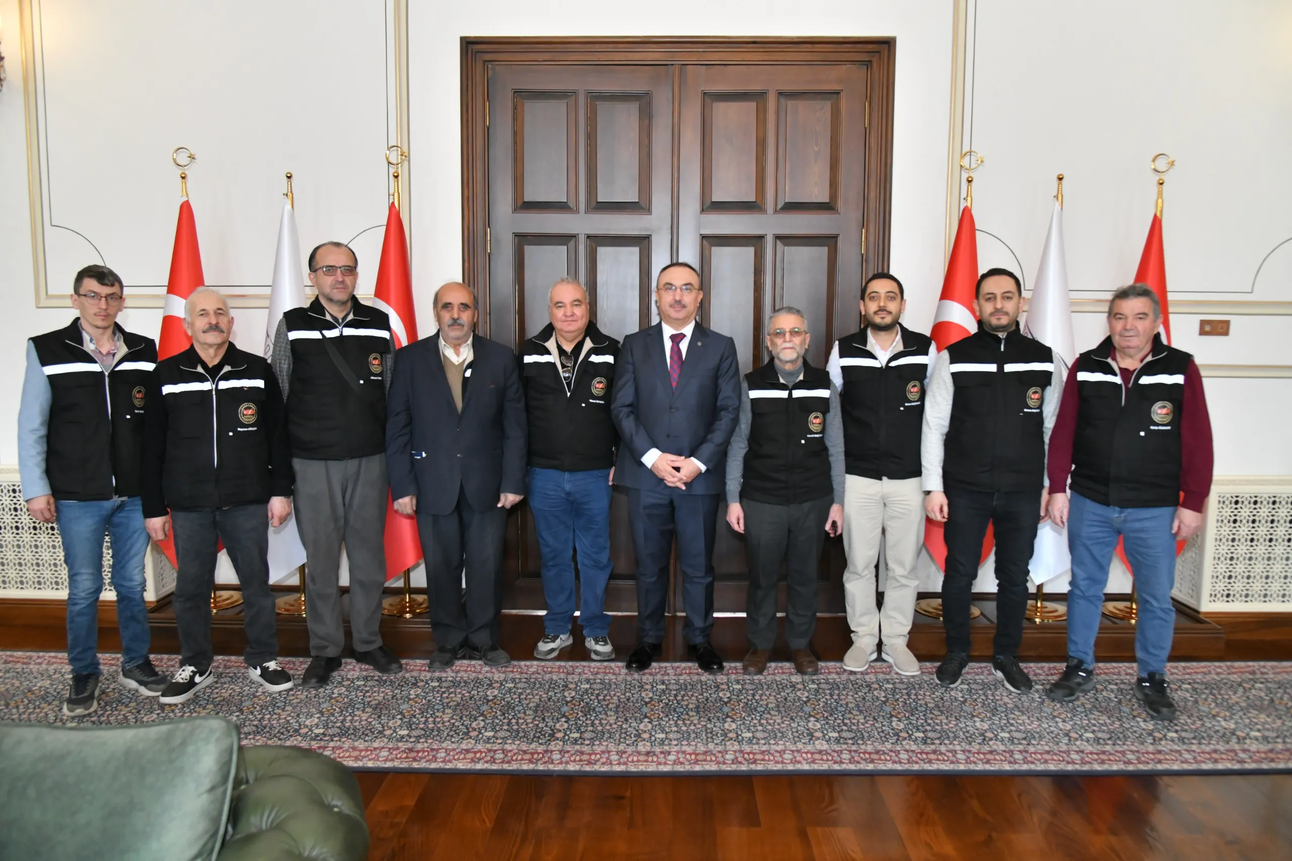 Muratlı Gazeteciler Birliği’nden Vali Soytürk’e ziyaret