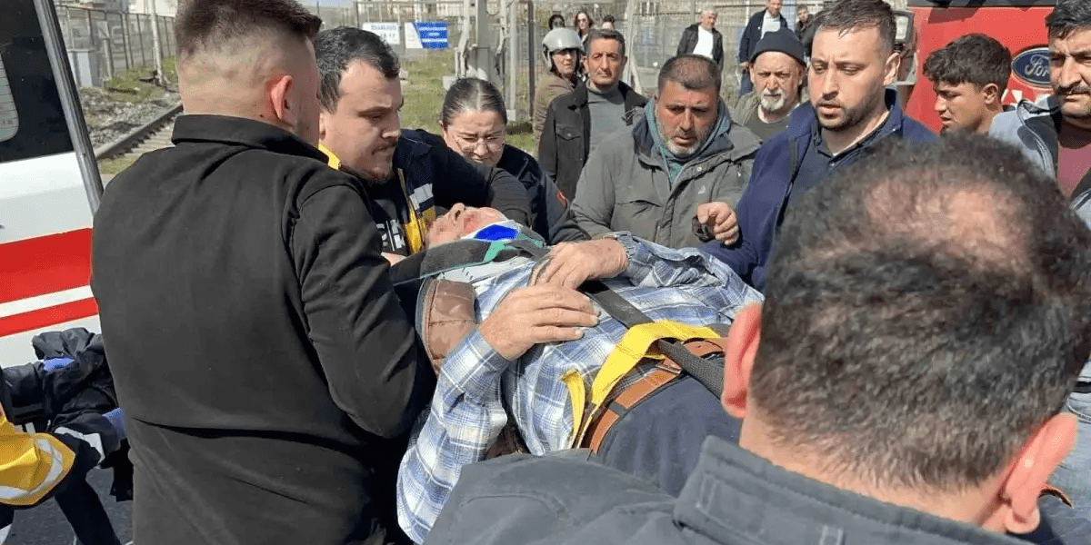 Muratlı'da trenin çarptığı yaşlı adam kurtarılamadı
