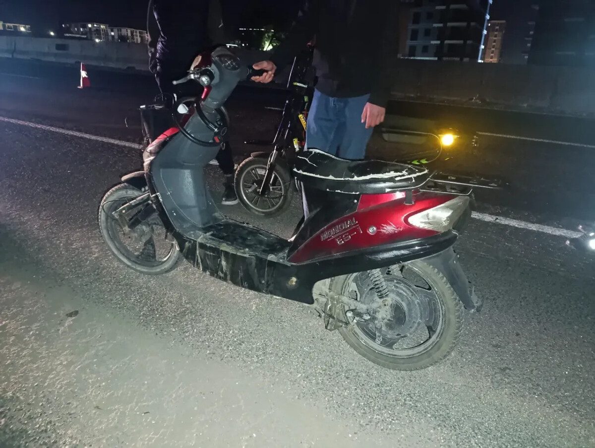 Çerkezköy'de elektrikli bisiklet kazasında sürücü yaralandı