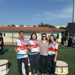 Kapaklı Anadolu Lisesi öğrencilerinin okçuluk müsabakasındaki başarı anı
