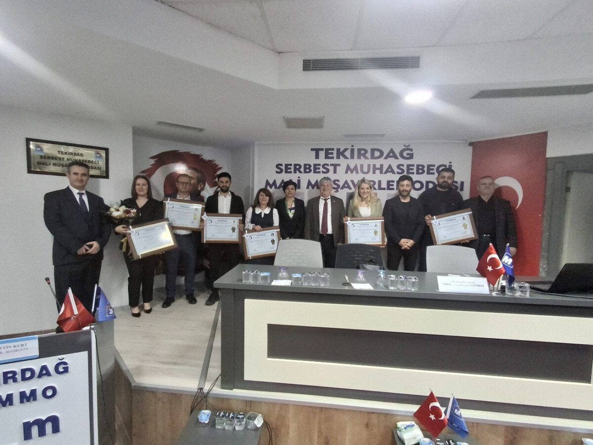 Tekirdağ'da SÜRGEM Eğitimi’nde ruhsat töreni düzenlendi