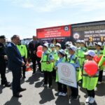 Küçük yaşta büyük bilinç! Tekirdağ’da miniklere trafik dersi