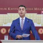 Tekirdağ Milletvekili Cem Avşar konuşma yaparken – TBMM,
