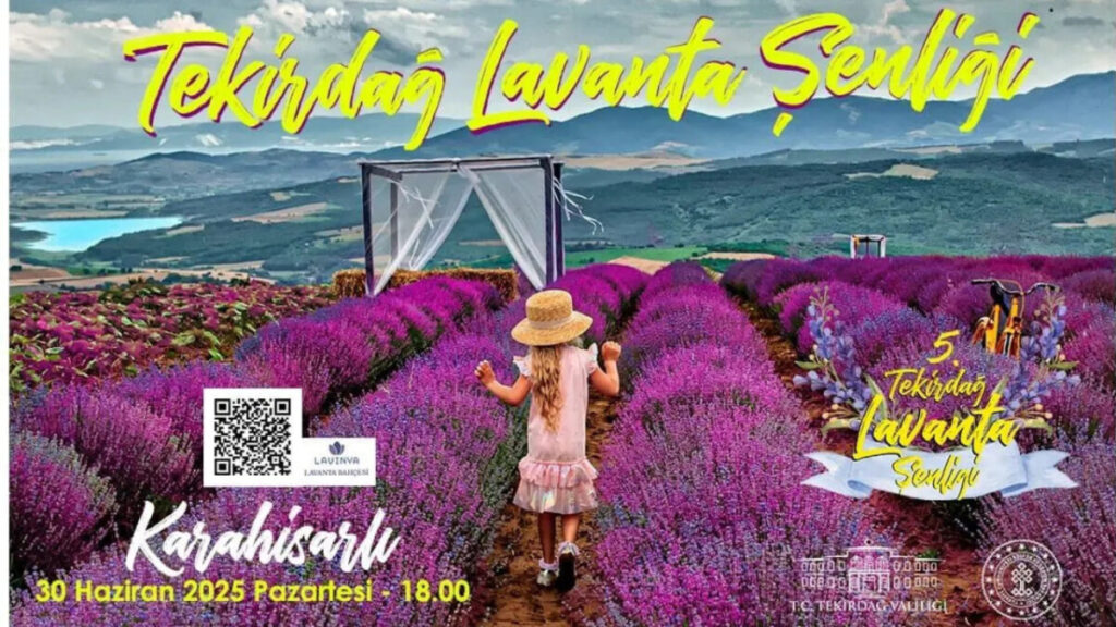 Tekirdağ’da Lavanta Şöleni Ziyaretçilerini Bekliyor