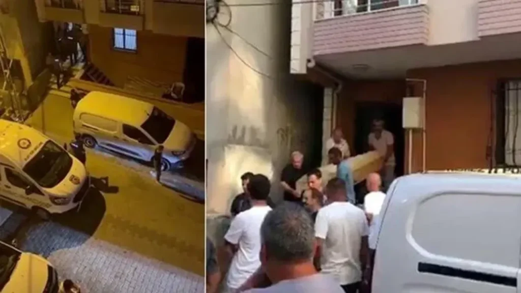 Sancaktepe’de aile faciası: Evlat anne ve babasını öldürdü 4 Sancaktepe’de cinayetin işlendiği apartman önünde polis ekipleri