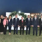Tekirdağ’da görev yeri değişen hakim ve savcılara yönelik düzenlenen plaket töreninden bir kare