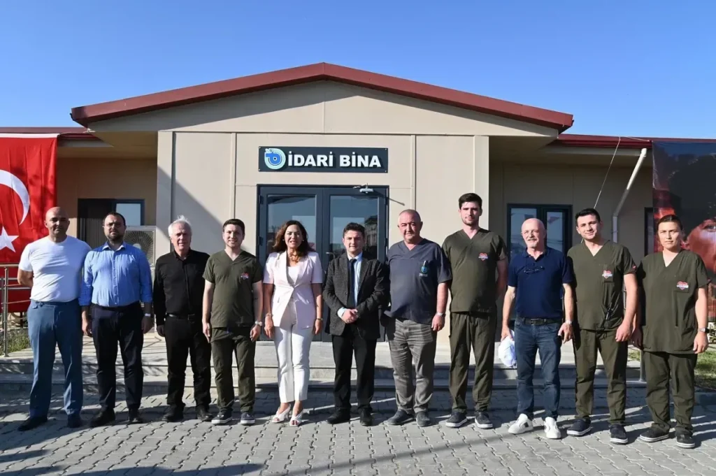 Karacakılavuz Mahallesi’ndeki Tekirdağ Sahipsiz Hayvan Bakımevi’nden bir görüntü.