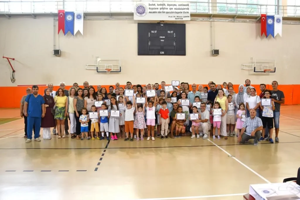 NKÜ’de Yaz Spor Kursları tamamlandı