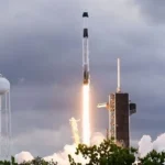 Crew Dragon kapsülünün Kennedy Uzay Merkezi’nden ISS’e fırlatılış anı (NASA görüntüsü)