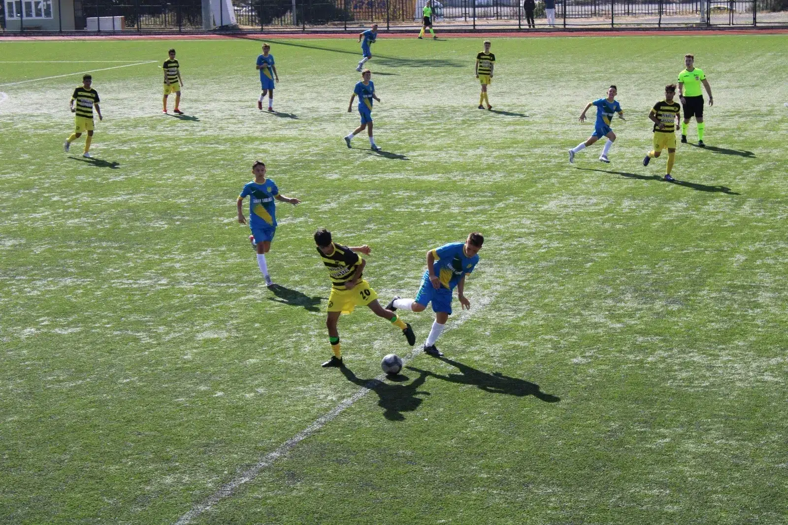 Tekirdağ Adaletspor ve Çerkezmüsellim Spor Kulübü arasındaki maçın anları.