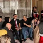 Egemen Gürcün, şehit İlker Aykut’un ailesine taziye ziyaretinde bulundu.