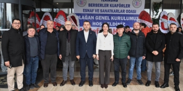 Başkan Volkan Nallar Kuaförler Odası Genel Kuruluna katıldı