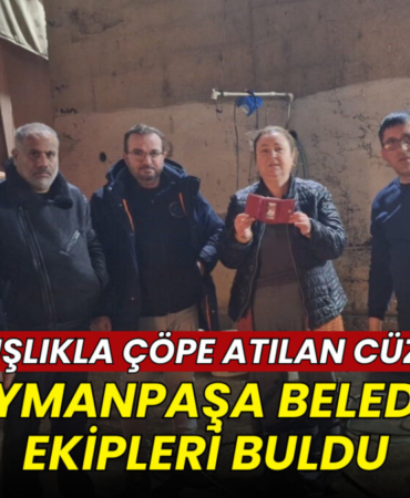 Yanlışlıkla çöpe atılan cüzdanı Süleymanpaşa Belediyesi ekipleri buldu 8 ÇÖPE ATILAN CÜZDANI SÜLEYMANPAŞA BELEDİYESİ PERSONELİ BULDU