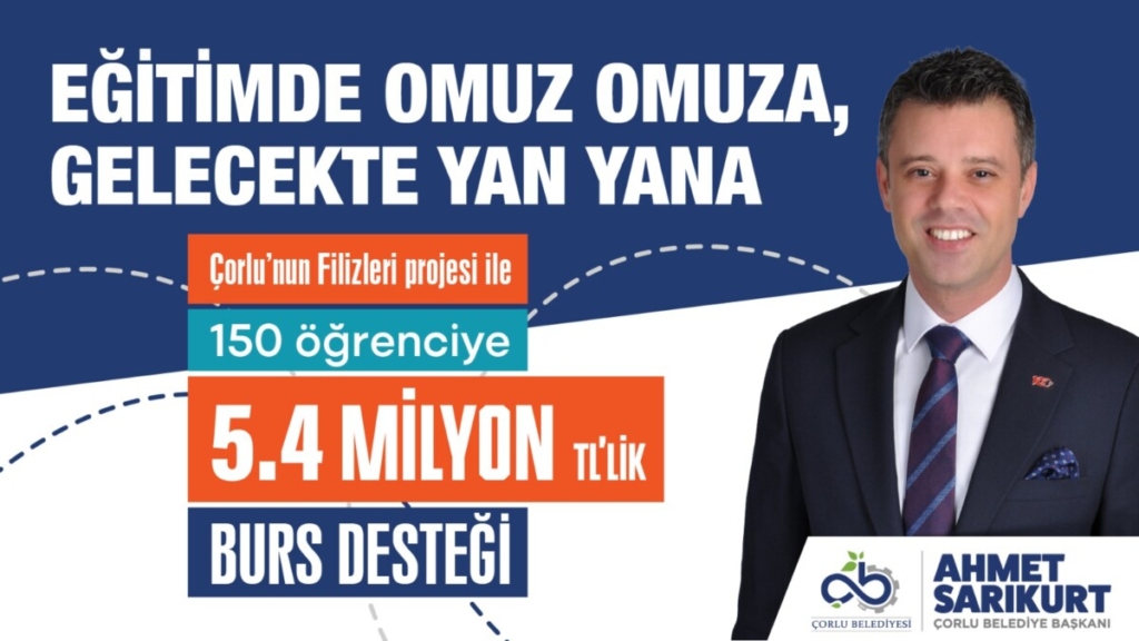 Çorlu Belediyesi üniversitelilere destek oluyor