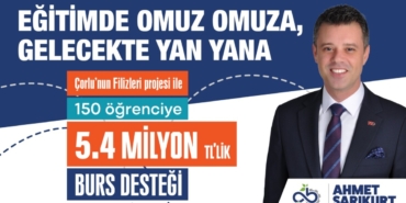 Çorlu Belediyesi üniversitelilere destek oluyor