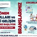 Süleymanpaşa Belediyesi kış eğitim programını başlattı