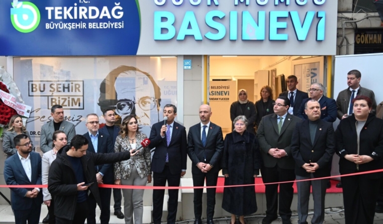 Tekirdağ’da Uğur Mumcu Basınevi hizmete açıldı 6 Tekirdağ Basınına Yeni Çalışma Alanı