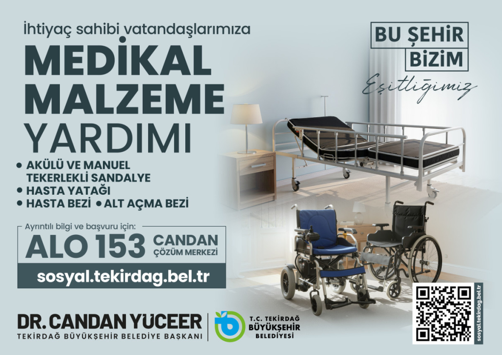 TEKİRDAĞ BÜYÜKŞEHİR BELEDİYESİ 10 ŞUBAT SALI REKLAM GORSELİ