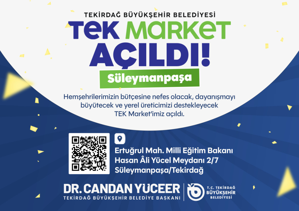 TEKİRDAĞ BÜYÜKŞEHİR BELEDİYESİ 23 ŞUBAT REKLAM GÖRSELİ