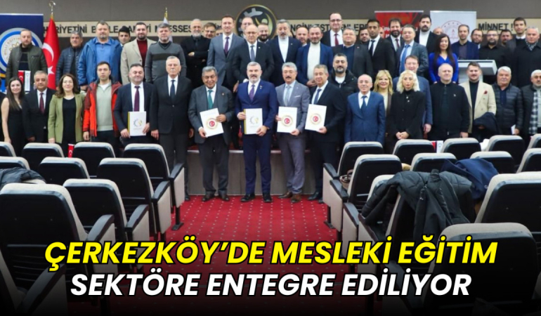 Çerkezköy’de mesleki eğitim sektöre entegre ediliyor 6 Çerkezköy’de mesleki eğitim sektöre entegre ediliyor