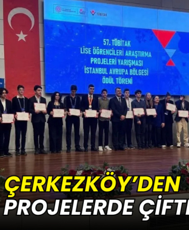 Çerkezköy’den bilimsel projelerde çifte derece 7 Çerkezköy’den bilimsel projelerde çifte derece