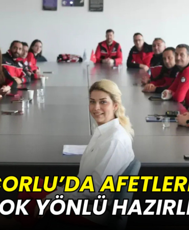 Çorlu’da afetlere çok yönlü hazırlık 10 Çorlu Belediyesi AKE personeline verilen afet psikolojisi ve kriz eğitimi