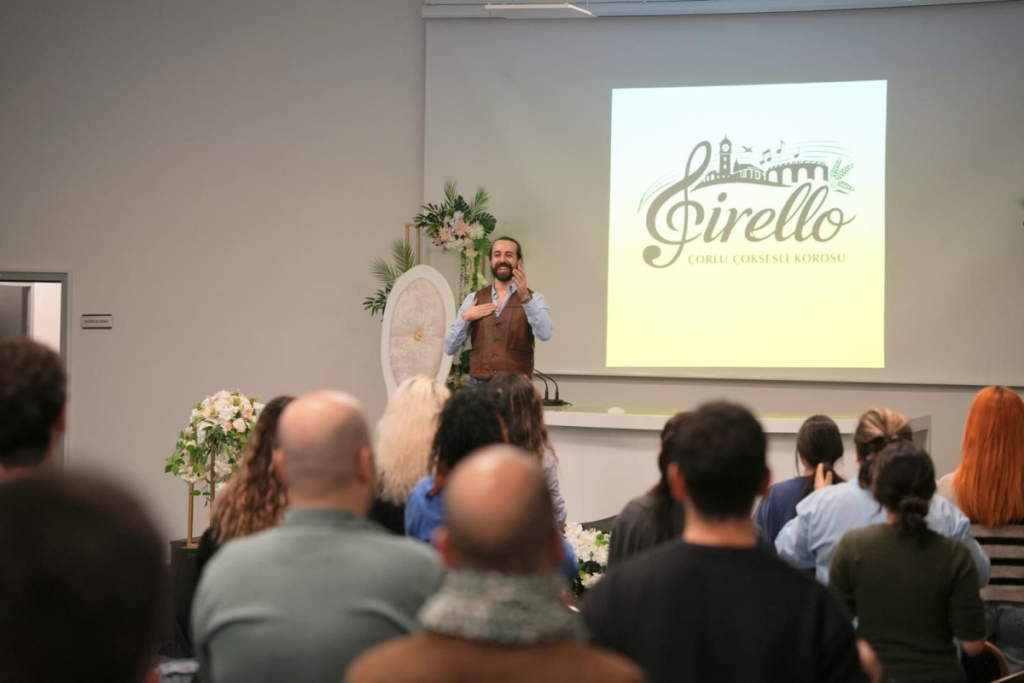 Çorlu’nun ilk a capella korosu sahneye hazırlanıyor