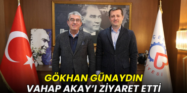 Gökhan Günaydın Vahap Akay'ı ziyaret etti