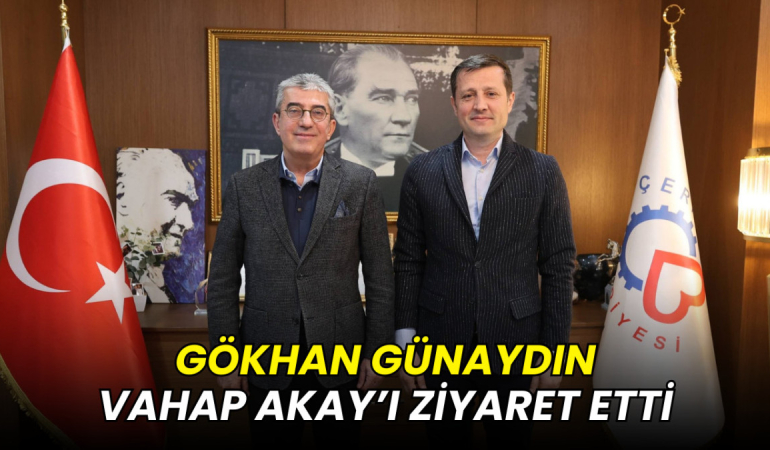 Gökhan Günaydın Vahap Akay'ı ziyaret etti