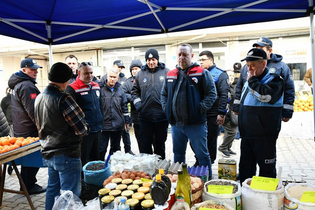 Malkara'da pazar yerlerinde fiyat ve hijyen denetimi