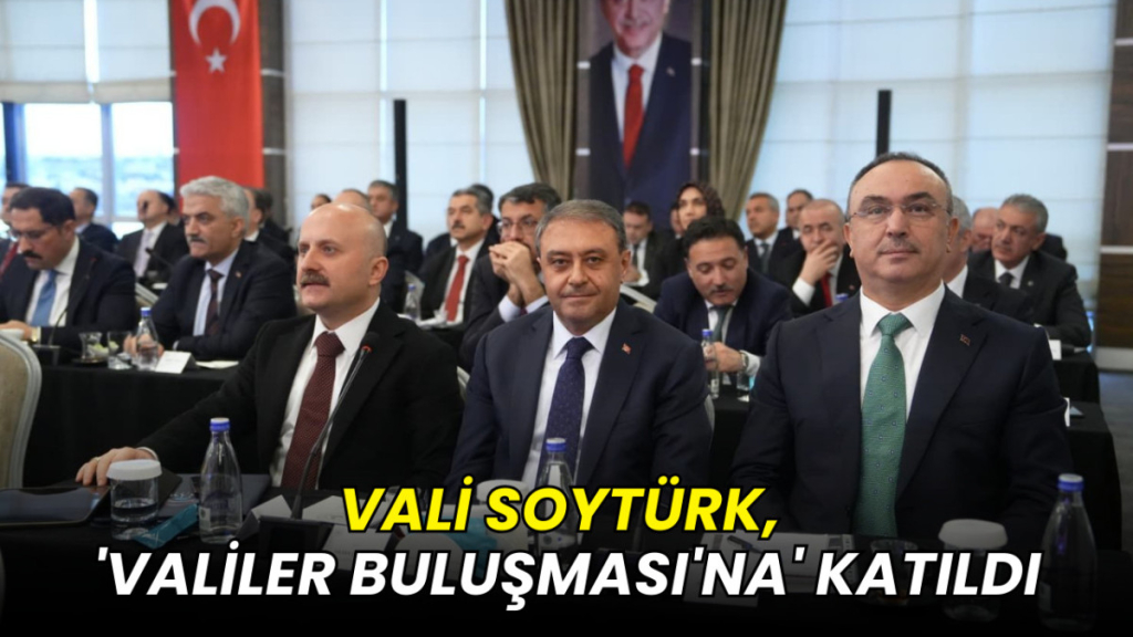 Tekirdağ Valisi Recep Soytürk Ankara’da düzenlenen Valiler Buluşması programında