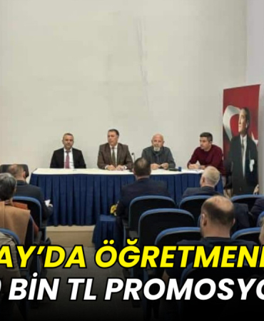 Saray'da öğretmenlere 89 bin TL promosyon