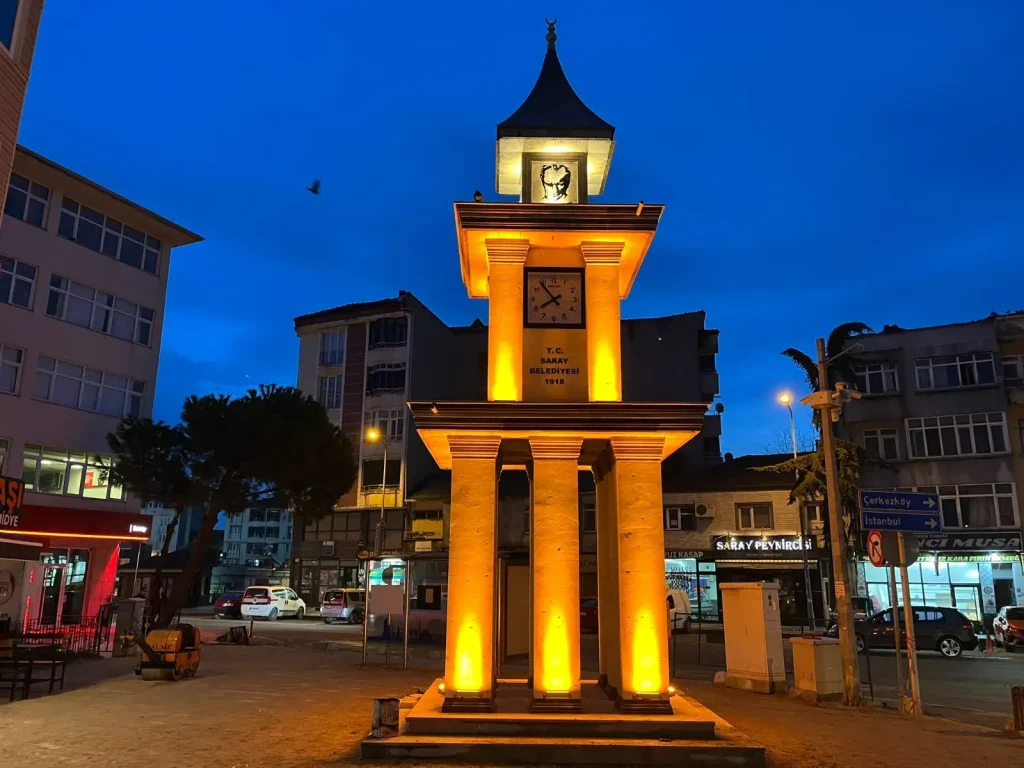 Saray Saat Kulesi açılış için gün sayıyor