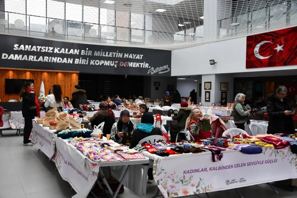 Saray’da kadın emeği ekonomiye katkı sağlıyor