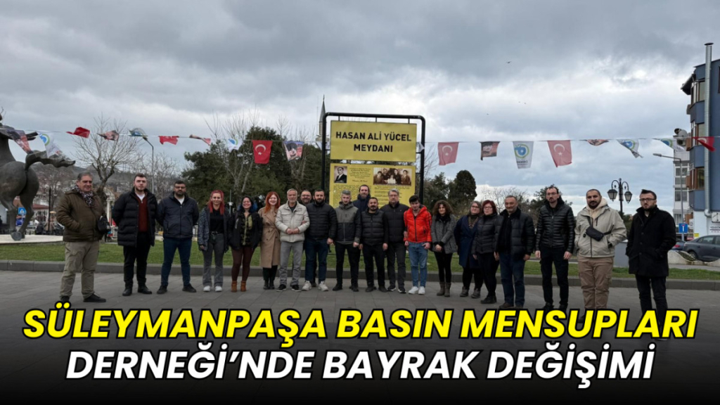 Süleymanpaşa Basın Mensupları Derneği'nde Abdullah Yalçın yeniden başkan