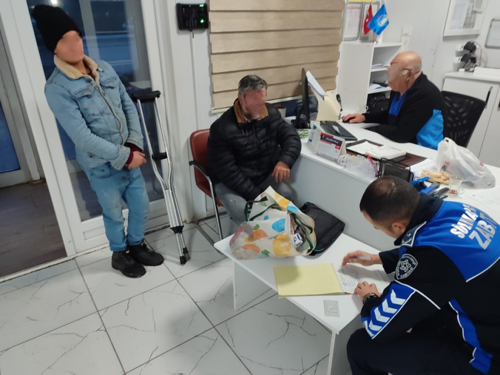 Süleymanpaşa Belediyesi'nden dilencilere zabıta müdahalesi