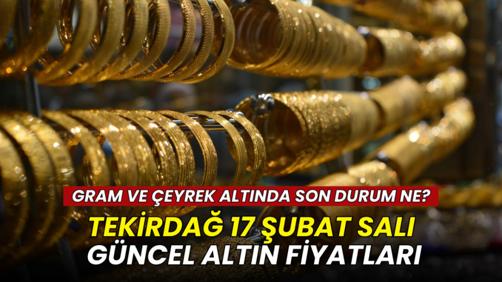 Tekirdağ güncel gümüş fiyatları (17 Şubat 2026)
