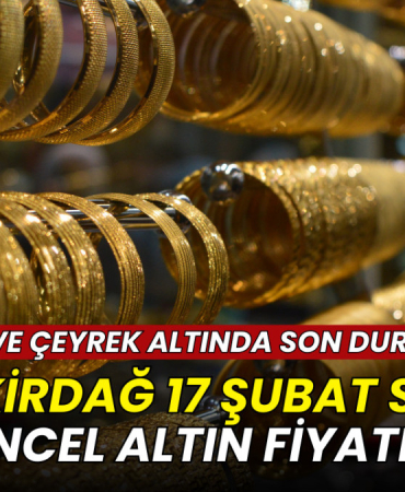Tekirdağ güncel altın fiyatları (17 Şubat 2026) 9 Tekirdağ güncel gümüş fiyatları (17 Şubat 2026)