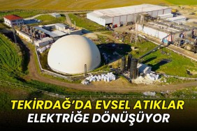 Tekirdağ’da evsel atıklar elektriğe dönüşüyor