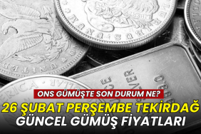 26 Şubat Tekirdağ gümüş fiyatları: Gram ve ons gümüş ne kadar?