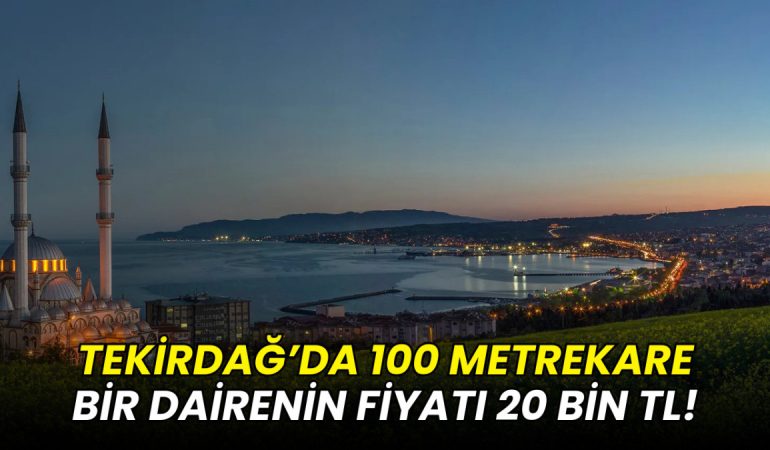 Tekirdağ'da 100 metrekare bir dairenin fiyatı 20 bin TL! 1 Tekirdağ'da 100 metrekare bir dairenin fiyatı 20 bin TL!