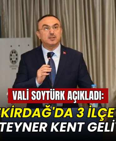Vali Soytürk açıkladı: Tekirdağ'da 3 ilçeye konteyner kent geliyor