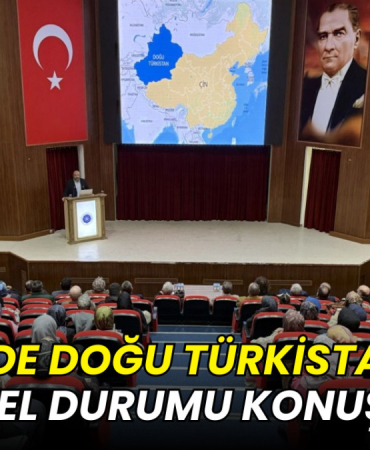 Tekirdağ NKÜ'de Doğu Türkistan’ın güncel durumu konuşuldu 10 Tekirdağ Namık Kemal Üniversitesi Doğu Türkistan konferansı
