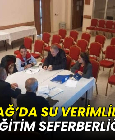 Tekirdağ’da su verimliliği için eğitim seferberliği