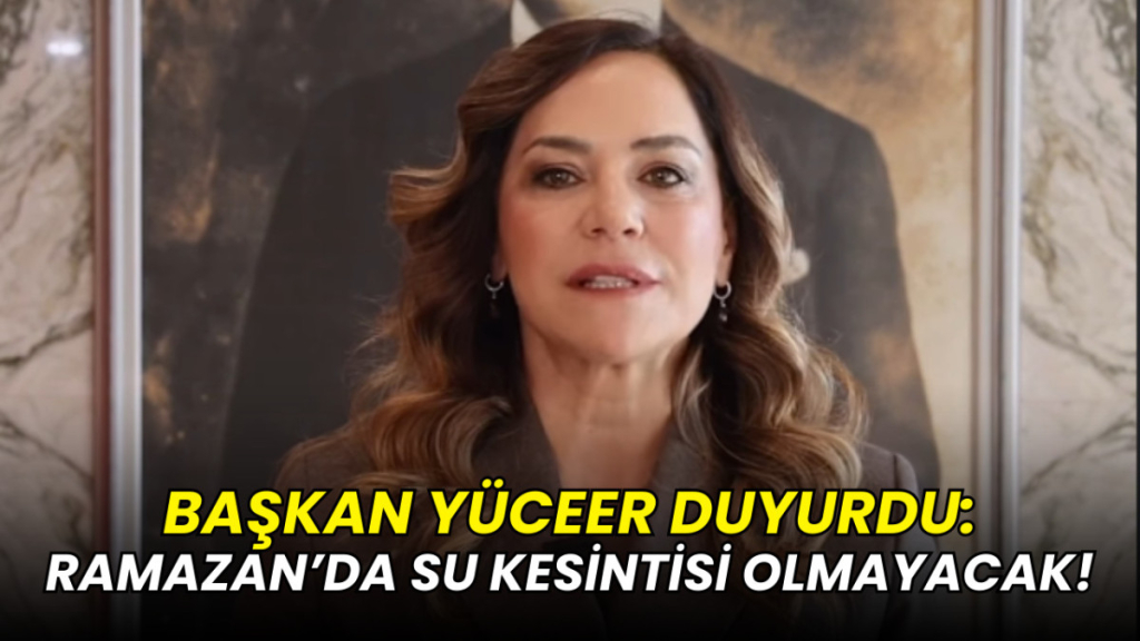 Başkan Yüceer duyurdu: Ramazan'da Tekirdağ'da su kesilmeyecek!