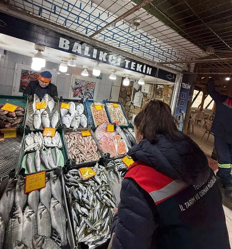 Tekirdağ’da balık satış noktaları denetlendi