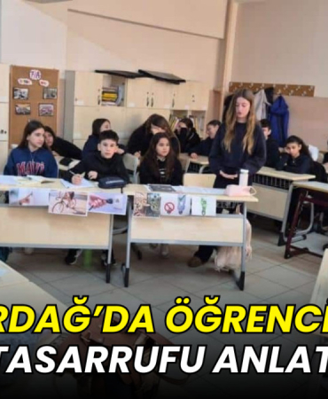 Tekirdağ’da öğrencilere su verimliliği eğitimi etkinliği