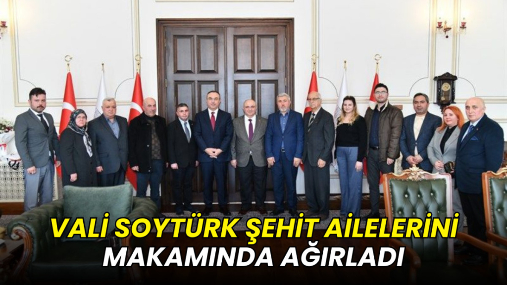 Şehit Aileleri Derneği heyeti Tekirdağ Valisi Recep Soytürk’ü ziyaret etti