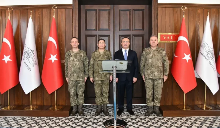 Vali Soytürk’e üç önemli ziyaret 1 Tekirdağ Valisi Soytürk’e üç önemli ziyaret