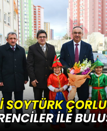 Vali Soytürk Çorlu’da öğrencilerle buluştu